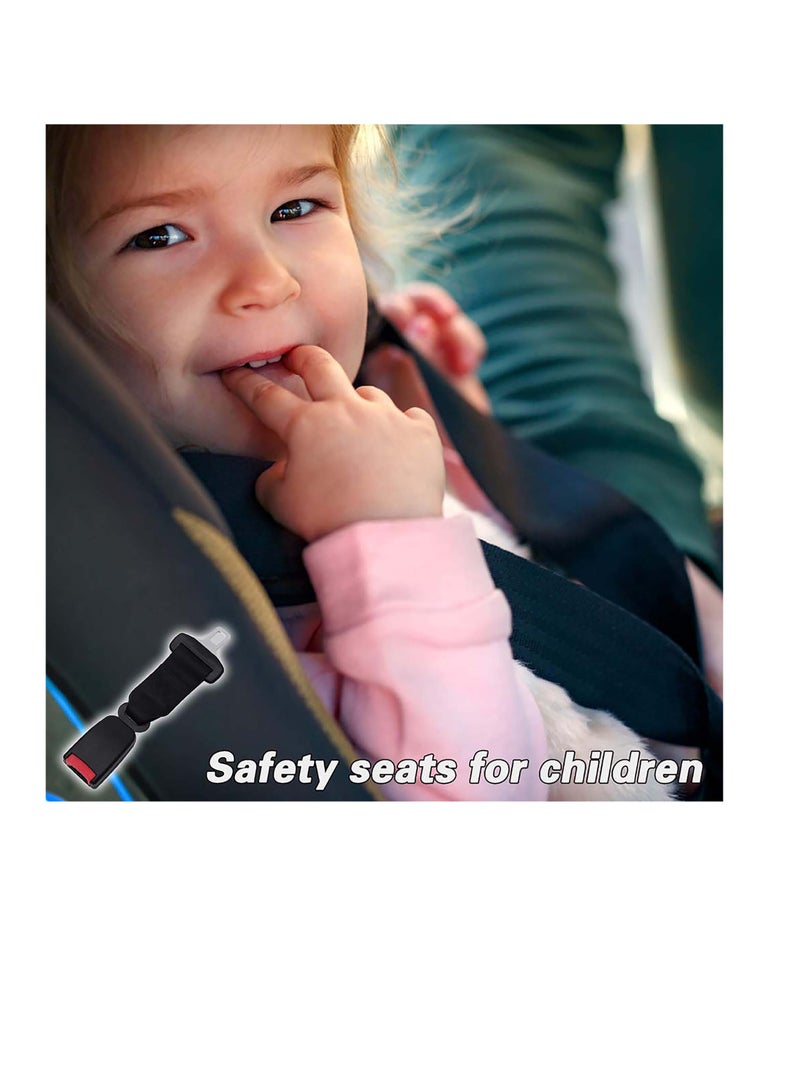 Seat Belt Extender  Seat Belt Tensioner Metal Tongue Certified Motors Sleeve Buckle Connector Suitable for Most Cars Relax Shoulder Neck Give You a Comfortable and Safe Experience - Image 3